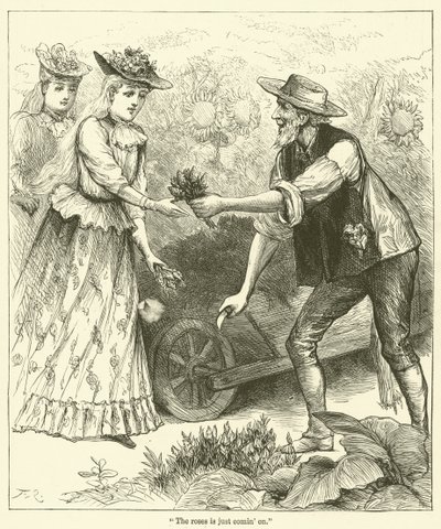 "The roses is just comin