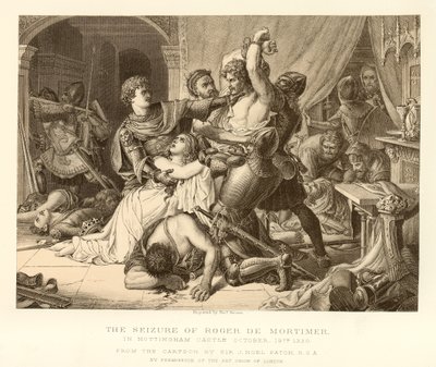 Beslaglæggelsen af Roger De Mortimer af English School