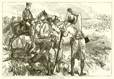 Die Sepoys bei Buxar von English School