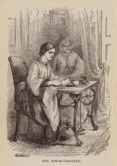 Symaskinen (gravering) af English School