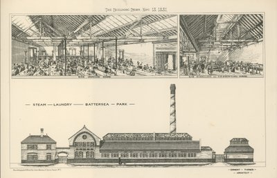 Dampvaskeriet i Battersea Park af English School