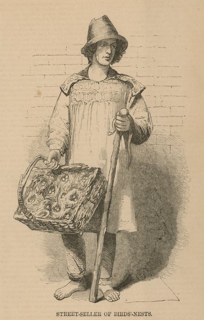 Gade-sælgeren af fuglereder af English School