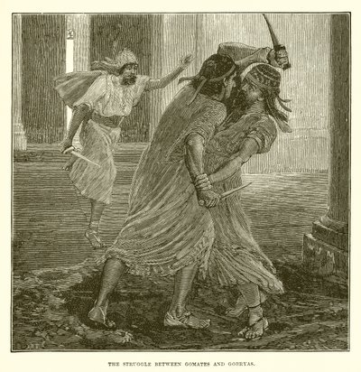 Kampen mellem Gomates og Gobryas af English School