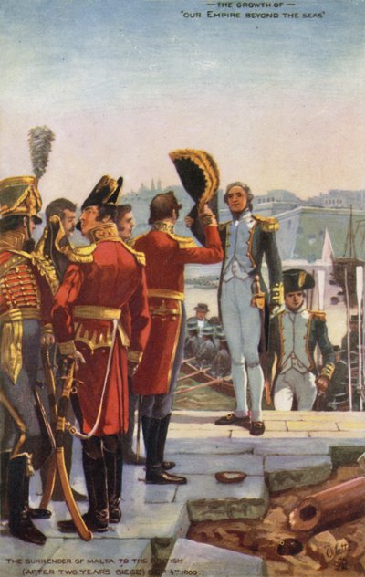 Overgivelsen af Malta til briterne, 4. september 1800 af English School