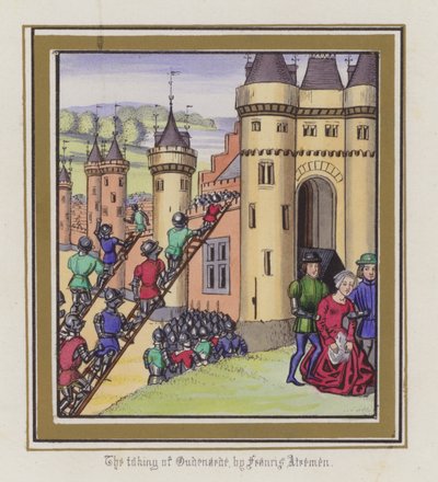 Die Einnahme von Oudenarde durch Francis Atremen von English School