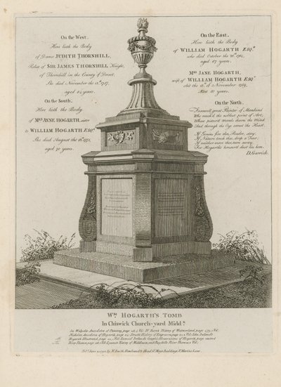 Graven af kunstneren WIlliam Hogarth af English School