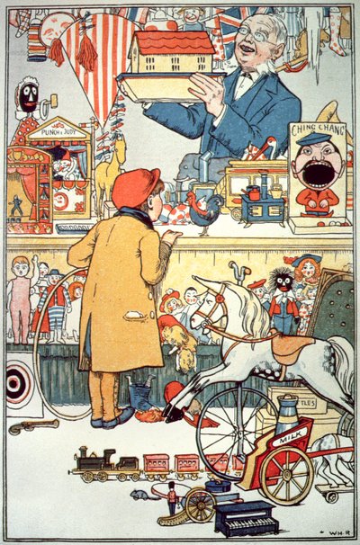 Legetøjsbutikken, ca. 1910 af English School