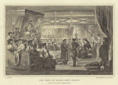 Der Prozess von Königin Anne Boleyn vor den Kommissaren des Königs von English School
