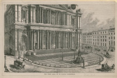 Der westliche Bereich der St. Pauls Kathedrale von English School
