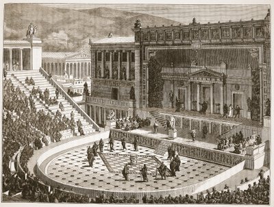 Dionysos Teater i Athen af English School