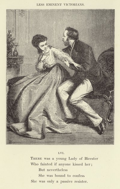 Der var en ung dame fra Bicester (kobberstik) af English School