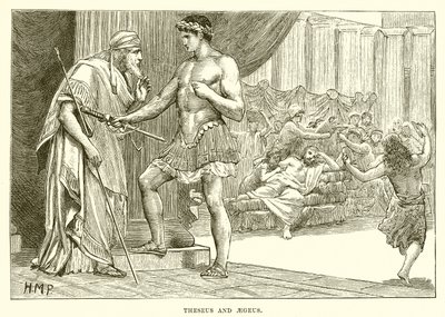 Theseus og Aegeus af English School