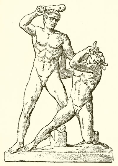Theseus og Minotaurus af English School