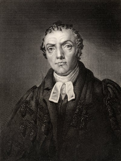Thomas Chalmers, fra The National Portrait Gallery, bind II, udgivet c.1820 af English School