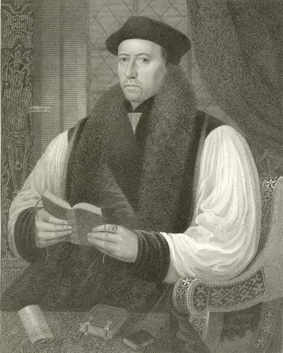 Thomas Cranmer, ærkebiskop af Canterbury af English School