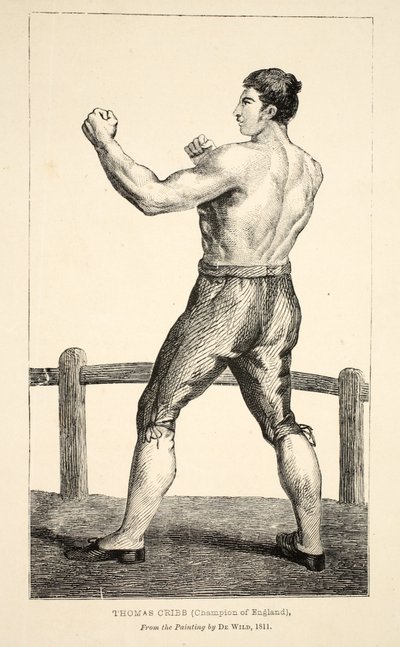 Thomas Cribb, Champion of England, fra maleriet af De Wild af English School