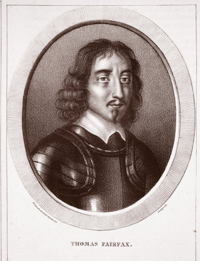 Thomas Fairfax, tilskrevet Delaporte, indgraveret af de Ducarme af English School