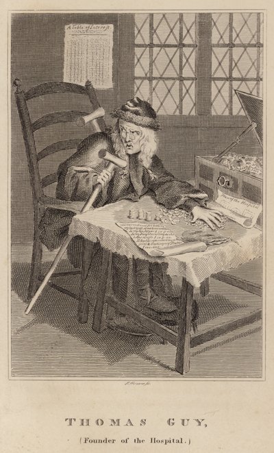 Thomas Guy, grundlægger af hospitalet af English School
