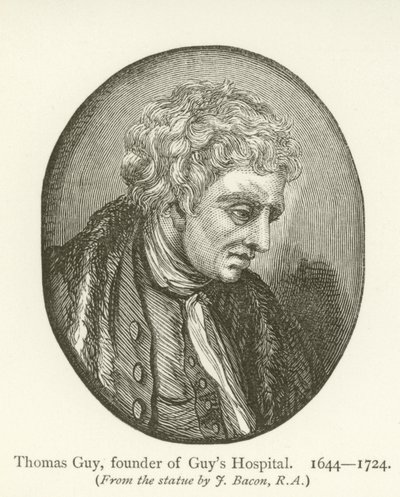 Thomas Guy, grundlægger af Guys Hospital af English School