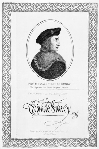 Thomas Howard, jarl af Surrey og 2. hertug af Norfolk af English School