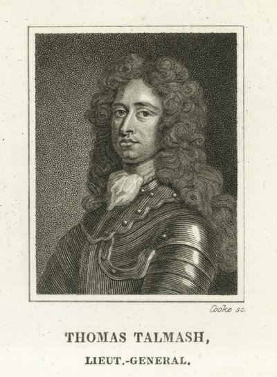 Thomas Talmash, generalløjtnant (gravering) af English School