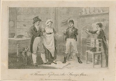 Thomas Topham, den stærke mand fra Islington af English School