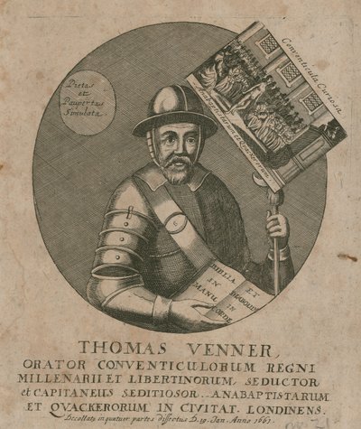 Thomas Venner, taler af English School