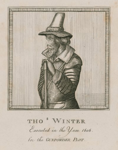 Thomas Winter, henrettet i år 1606 for Krudtplanen af English School