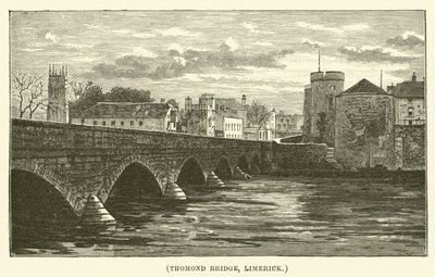 Thomond Bridge, Limerick (gravering) af English School