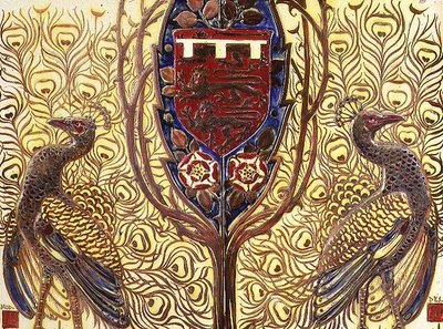 Tile, Pilkington Royal Lancastrian Pottery, etableret 1892 (keramik) af English School
