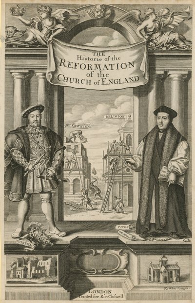 Titelside til The History of the Reformation of Church of England af English School