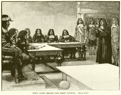 Titus Oates for Geheimerådet af English School