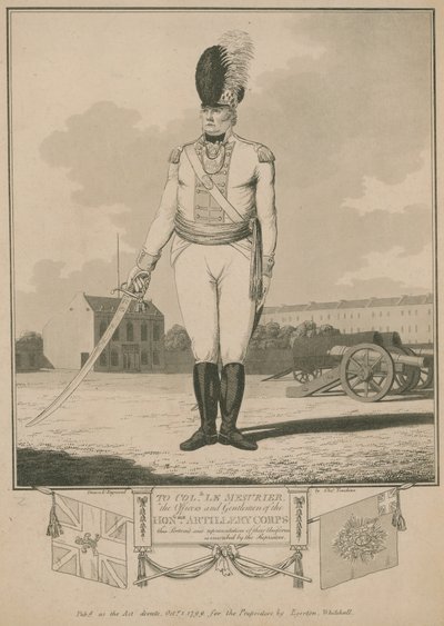 Til oberst Le Mesurier, officererne og herrerne fra det honorære artillerikorps af English School