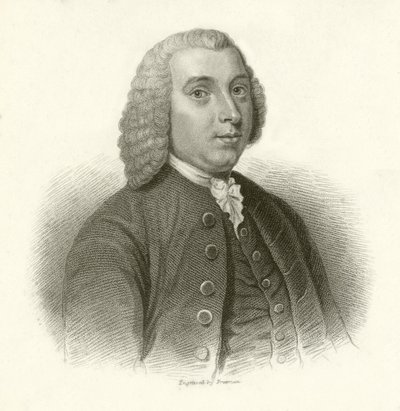 Tobias Smollett af English School