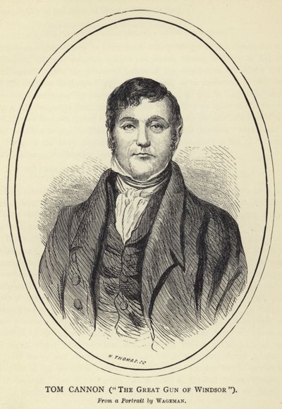 Tom Cannon, The Great Gun of Windsor, Fra et portræt af Wageman af English School