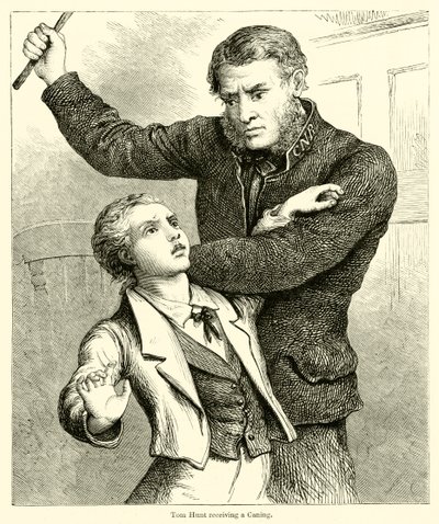 Tom Hunt receiving a Caningdani af English School