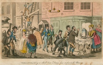 Tom og Bob går en tur ned ad Drury Lane klokken fem om morgenen af English School