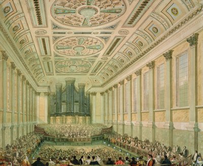 Rådhus, interiør, 1855-1875 af English School