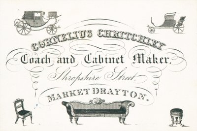 Handelskort, Cornelius Critchley af English School