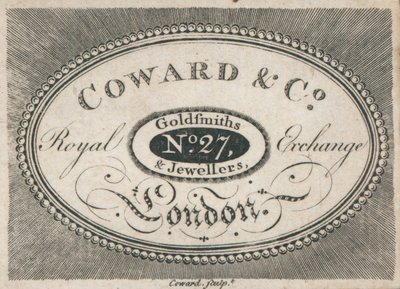 Handelskort, Coward & Co af English School