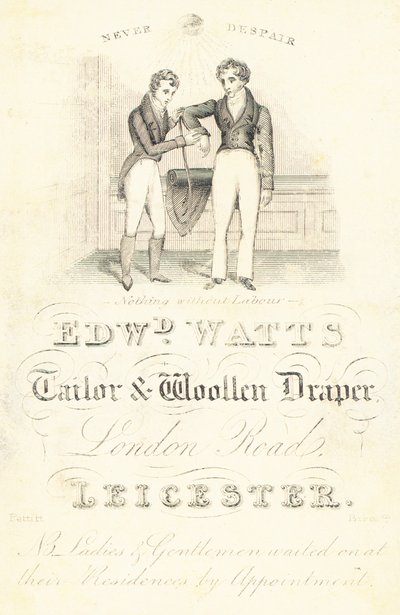 Handelskort, Edward Watts af English School
