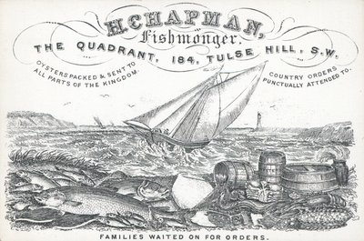 Handelskort, H Chapman af English School