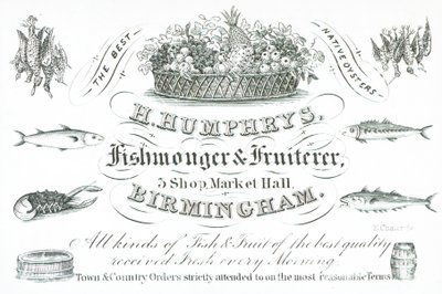 Handelskarte, H Humphreys von English School