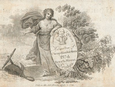 Handelskort, Hamilton & Co af English School