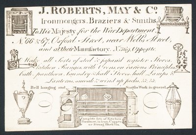 Handelskort, J Roberts, May & Co af English School