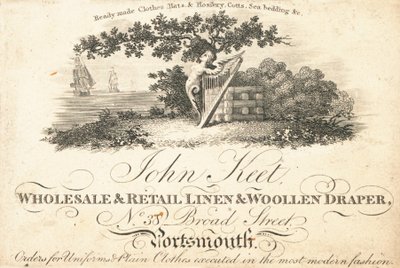 Handelskort, John Keet af English School