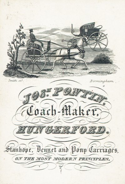 Handelskort, Joseph Pontin af English School