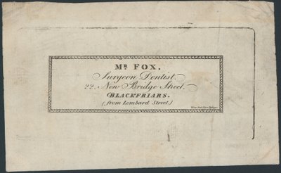 Byttekort, hr. Fox af English School
