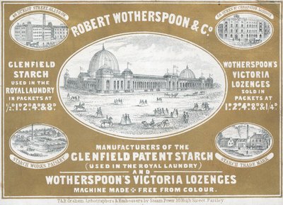 Handelskort, Robert Wotherspoon & Co af English School