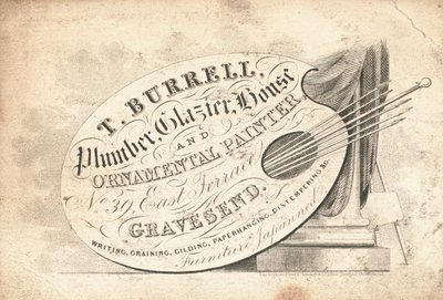 Handelskort, T Burrell af English School